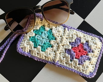 Crochet Sunglasses Case / Glasses Pouch / Crochet Accessory / Sunglass Case