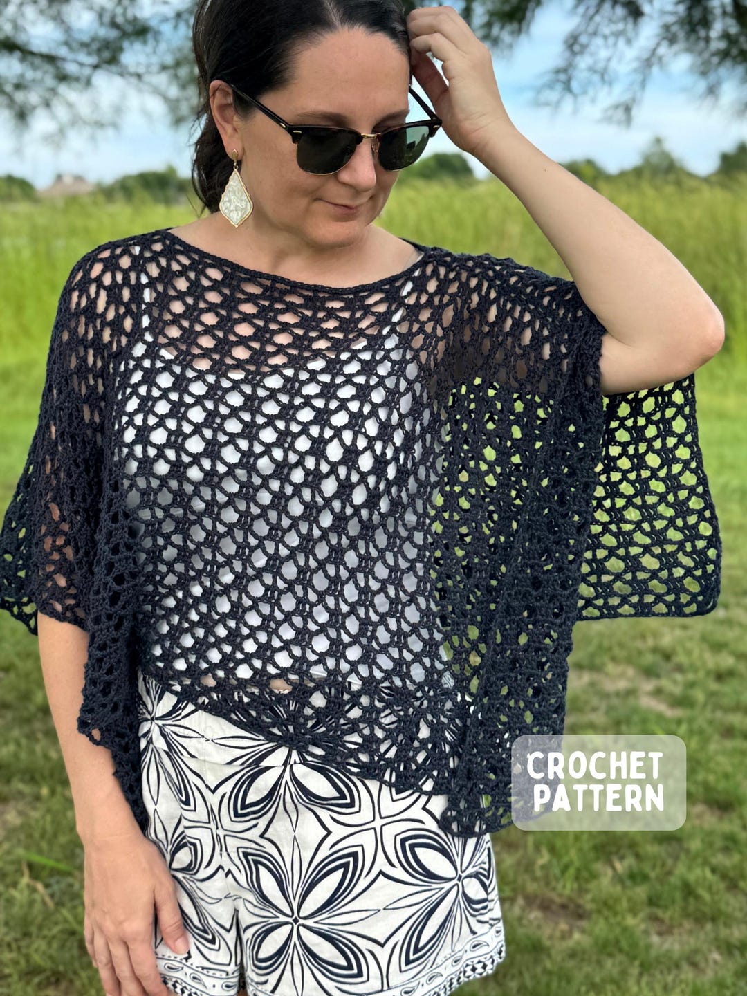 Twilight Poncho Pattern + Video Support / Child & Adult Sizes - Etsy