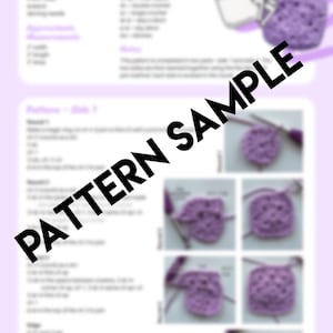 PATTERN ONLY: Crochet Granny Square AirPod Case Beginner-friendly image 2