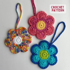 Flower Bag Crochet Pattern / 3-in-1 /Small Pouch / Coaster / Purse (PDF Pattern)