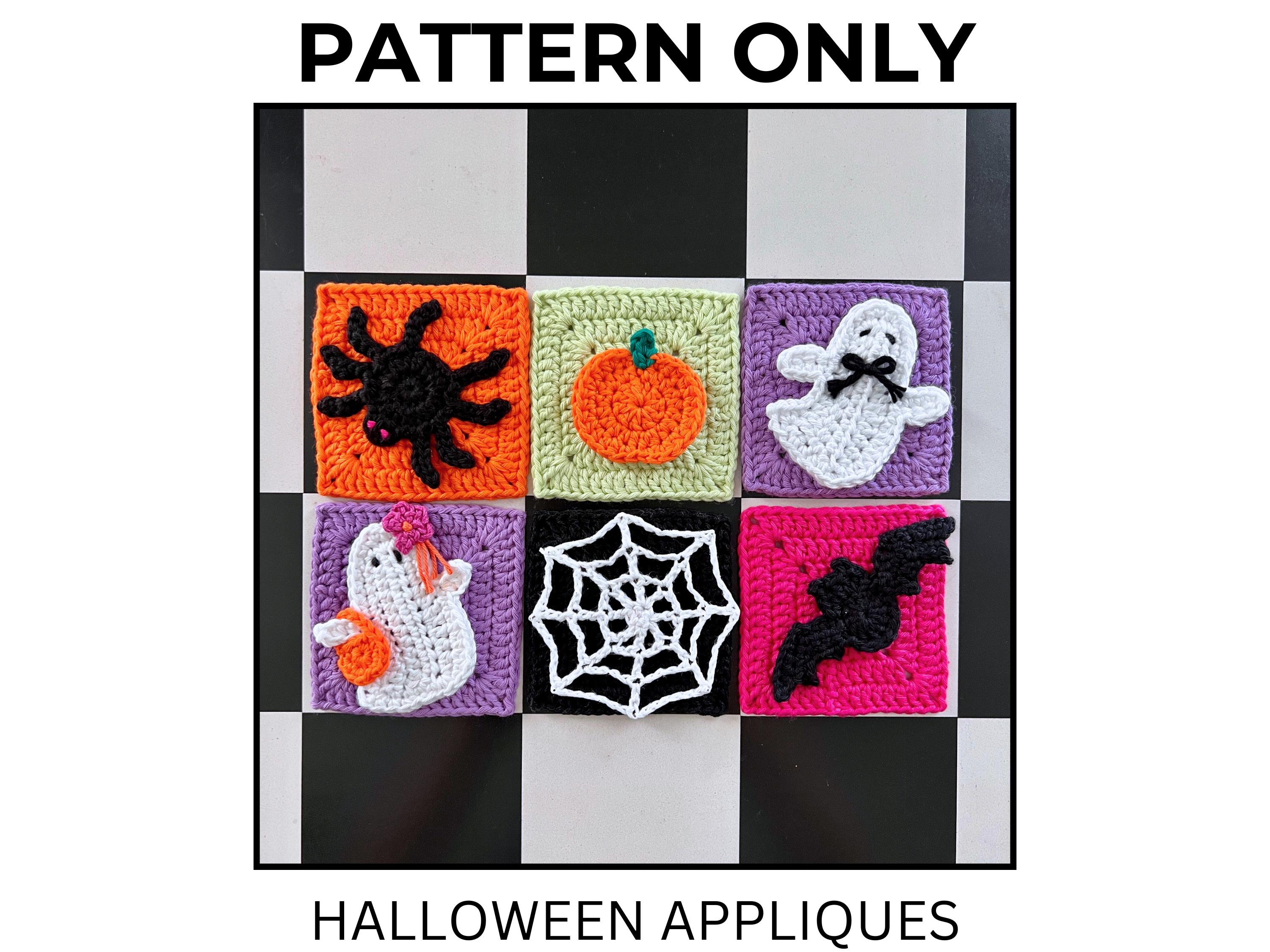 30 Spiderweb Crochet Patterns: 30 Ways to Make Webby Stitch Work for Halloween, Gothic... 32 Halloween Crochet Applique Collection with Spiderweb Motif