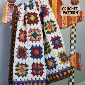 The Keepsake Granny Square Pattern Collection with Video Support / Baby Blanket / Table Runner / Placemat / 3-in-1 (PDF Pattern)