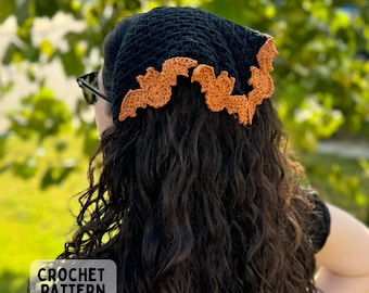 Bat Bandana Crochet Pattern with Video Support (PDF Pattern)
