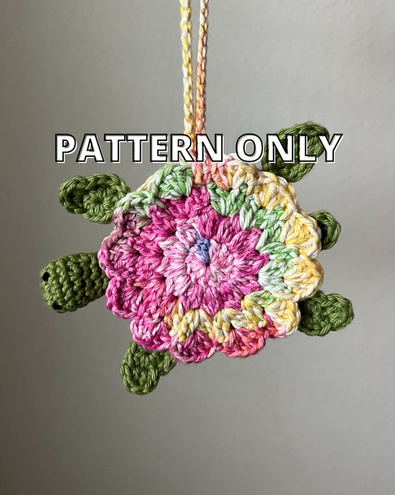 PATTERN ONLY: Crochet Mini Turtle Bag / Small Pouch / Bag 