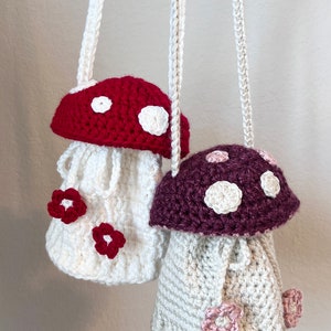 PATTERN ONLY: Crochet Mushroom Bag image 2