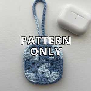 PATTERN ONLY: Crochet Granny Square AirPod Case - Beginner-friendly