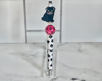 Pug Beaded Pen