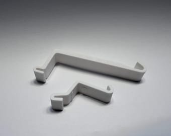 3 clip di ricambio per IKEA Hyby / Lock / Rinna – corte/lunghe – in robusto PETG