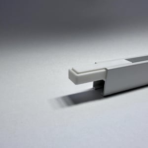 Connector for IKEA VIDGA curtain track – single-track replacement part / adapter set of 2