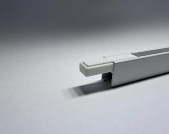 Conector para riel de cortina IKEA VIDGA: pieza de repuesto de riel único / juego de adaptadores de 2