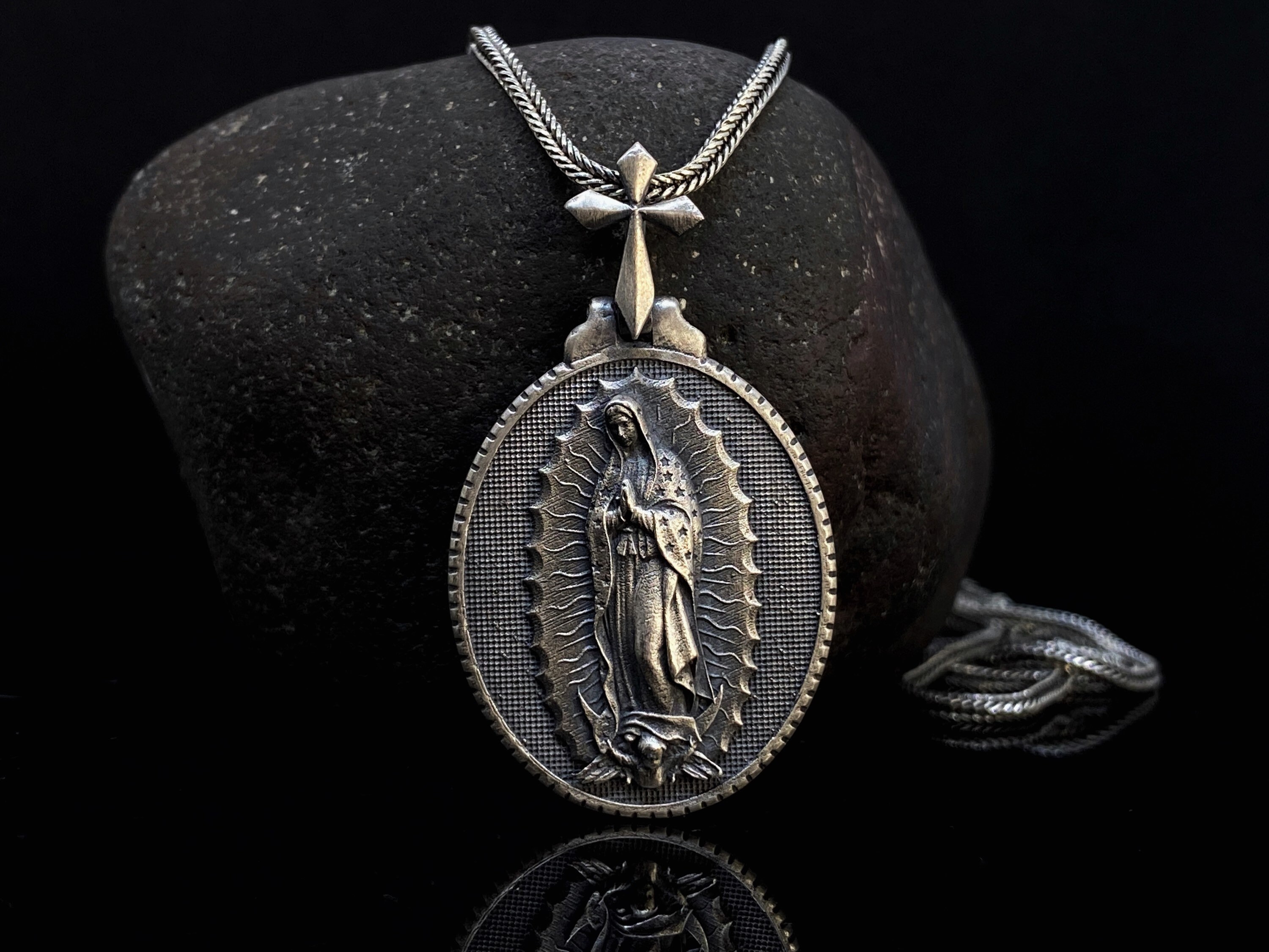 Virgin Mary Guadalupe Necklace Holy 