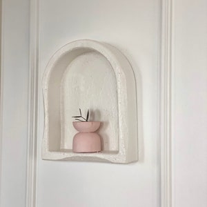 Madeline’s Baby Wall shelf| Wall Arch| Stone Arched shelf| Japandi style