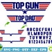 Top Gun Logo DIY Personalize | Top Gun font svg, Top Gun Font otf, Top Gun Logo Emblem svg, Top Gun shirt SVG, Top Gun Bundle, Top Gun Svg