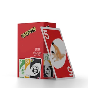 Kamasutra - Carte da gioco stampate con posizioni sessuali ArtBack Gioco da tavolo - Mazzo da 108 posizioni diverse