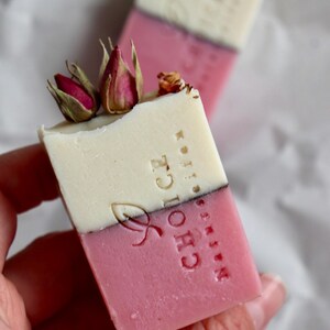 Natural soap sample set "Soap Sample Set" 10x50g – Individually wrapped, wedding favor, guest soap, party favor, goodies, guest soap set image 10