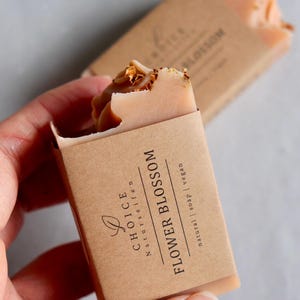 Natural soap sample set "Soap Sample Set" 10x50g – Individually wrapped, wedding favor, guest soap, party favor, goodies, guest soap set image 9