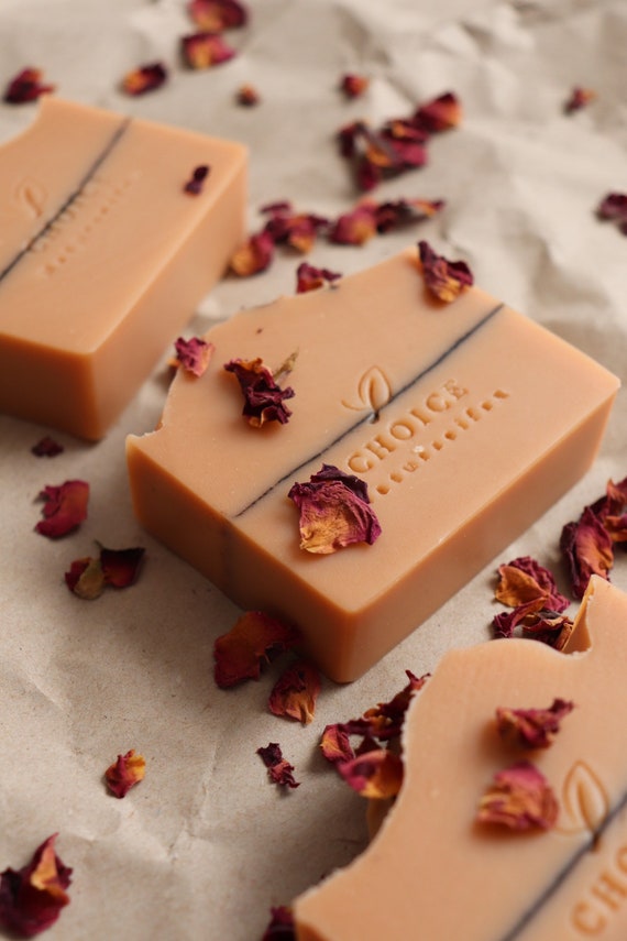 Naturseife FLOWER BLOSSOM Soap, Natural Soap, Vegan Naturseife, Handmade Floral Soap, Duschseife, Zero Waste, Geschenk für sie