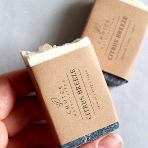 Natural soap sample set "Soap Sample Set" 10x50g – Individually wrapped, wedding favor, guest soap, party favor, goodies, guest soap set image 8