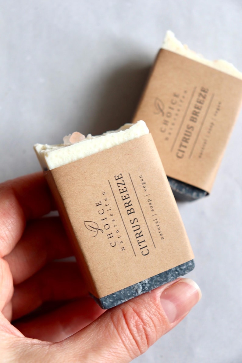 Natural soap sample set "Soap Sample Set" 10x50g – Individually wrapped, wedding favor, guest soap, party favor, goodies, guest soap set image 8