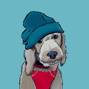 Custom Digital Pet Portrait (full body)