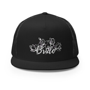 Bride Trucker Cap - Perfect Black Trucker Hat for the Bride