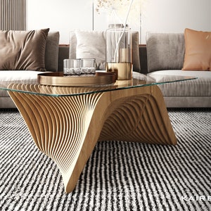 Parametric Coffee Table - Dione - Cnc Files For Cutting