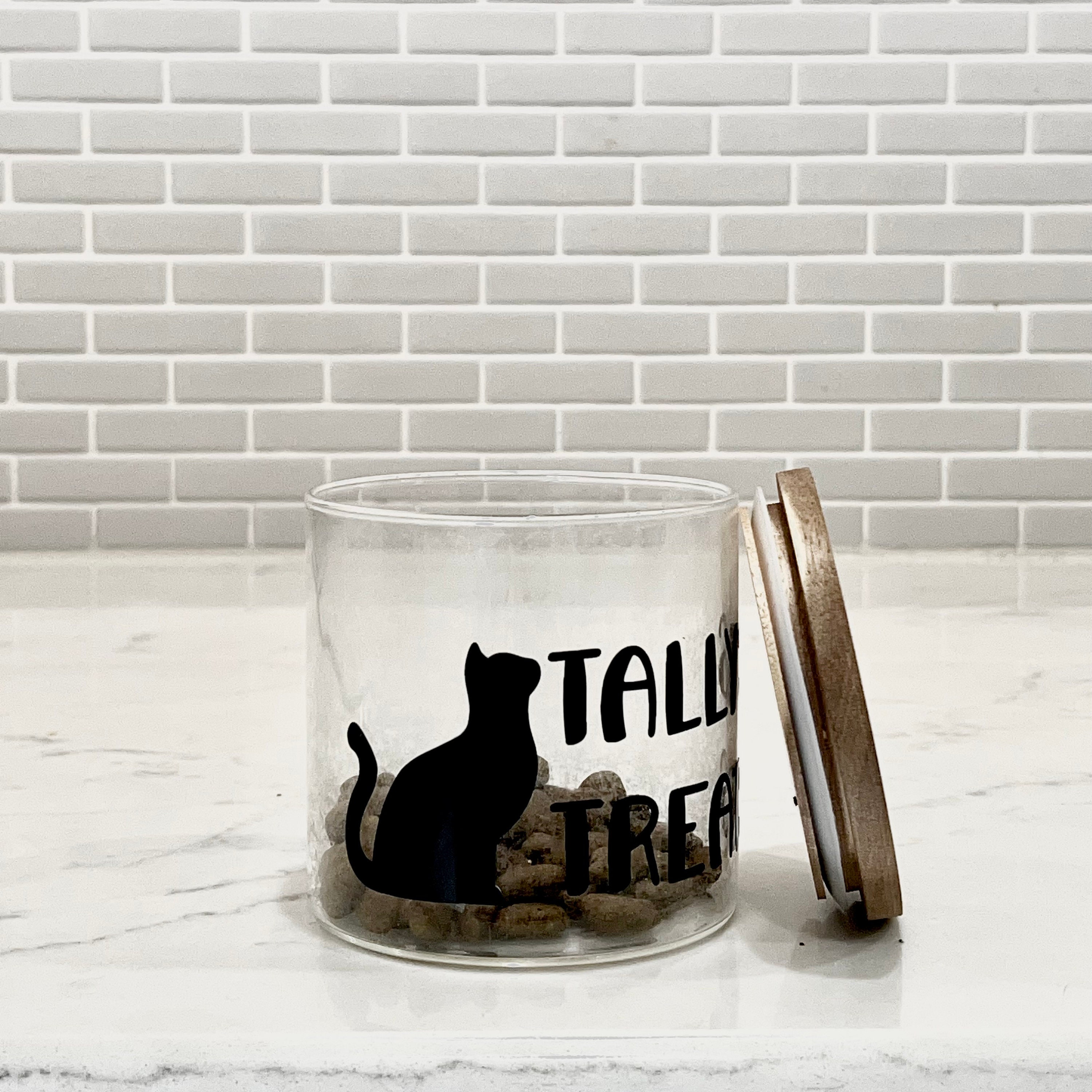 Personalized 14 Oz Cat, Dog, Guinea Pig, Treat Jar Food Container With ...
