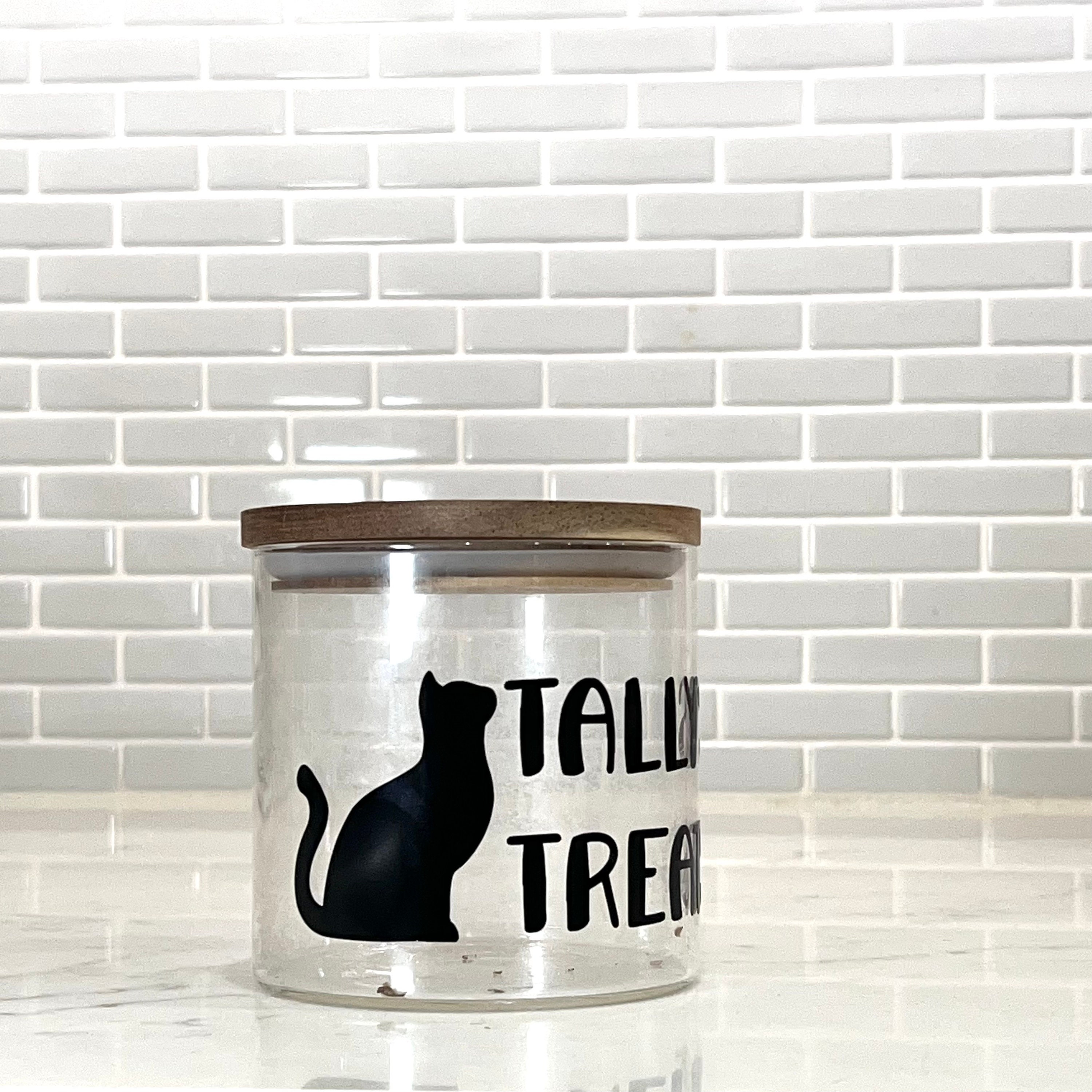Personalized 14 Oz Cat, Dog, Guinea Pig, Treat Jar Food Container With ...