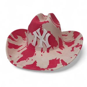 Sombrero de vaquero de los New York Yankees (sombrero personalizado de la gira Cowboy Carter - inspiración de Beyoncé)