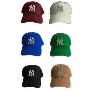 Chapeau ajustable personnalisé NY Yankee New York avec strass épais et flous