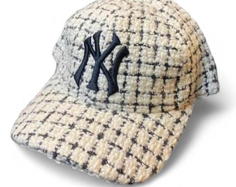 Thick Wool New York NY Yankees adjustable velcro hat