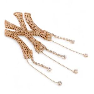 Écusson doré avec strass, New York NY Yankees