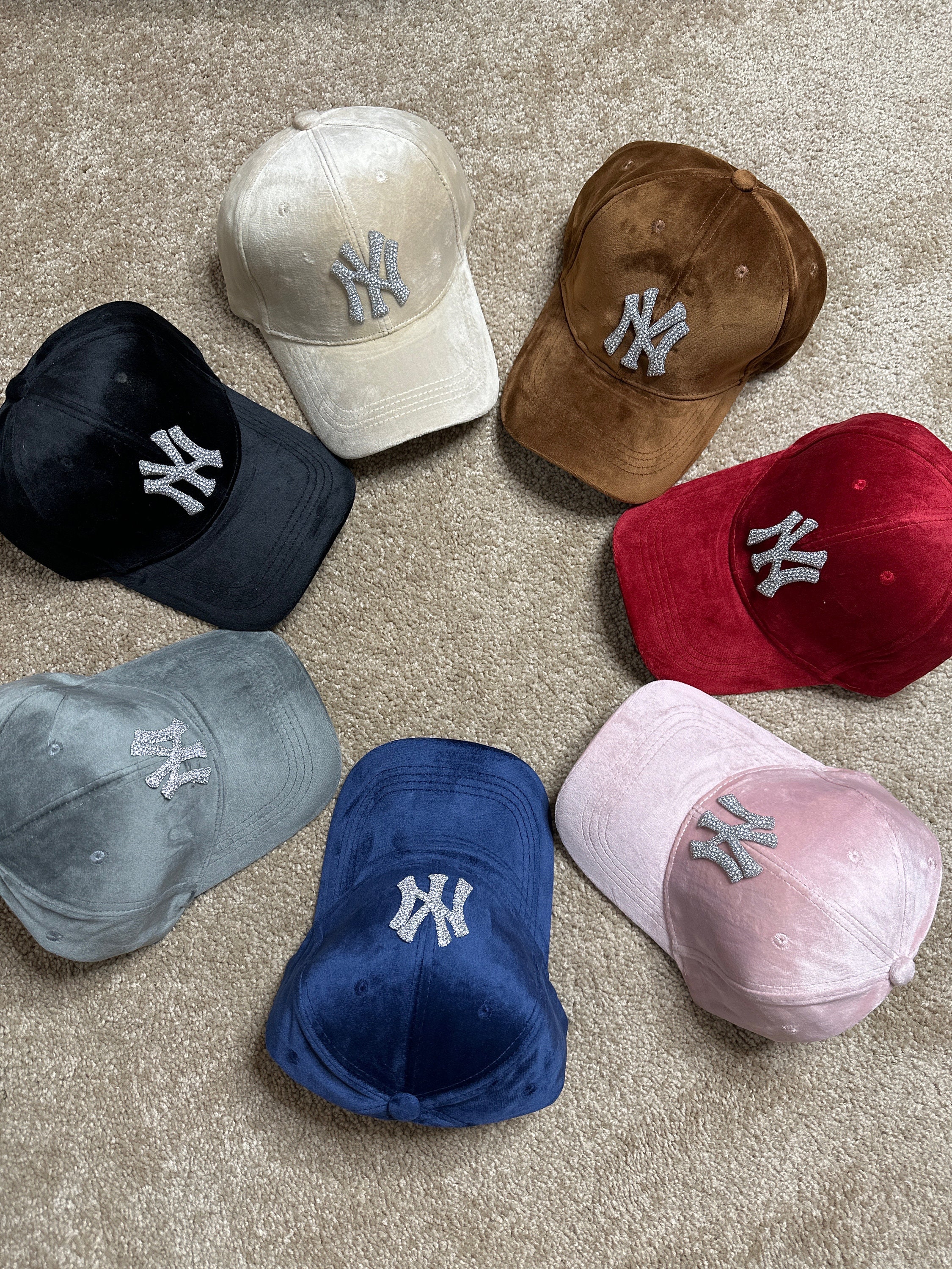 bedazzled yankee hat