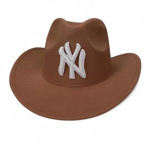 Sombrero de vaquero de los New York Yankees (sombrero personalizado de la gira Cowboy Carter - inspiración de Beyoncé)