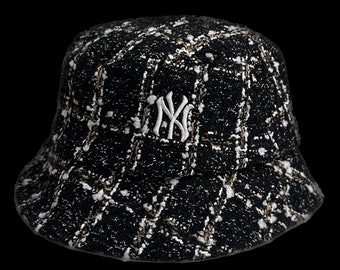 NY New York Yankees tweed bucket hat