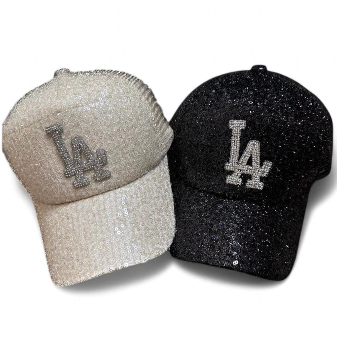 Custom Sequin Rhinestone Snapback (LA, A, P, or New York) - Etsy