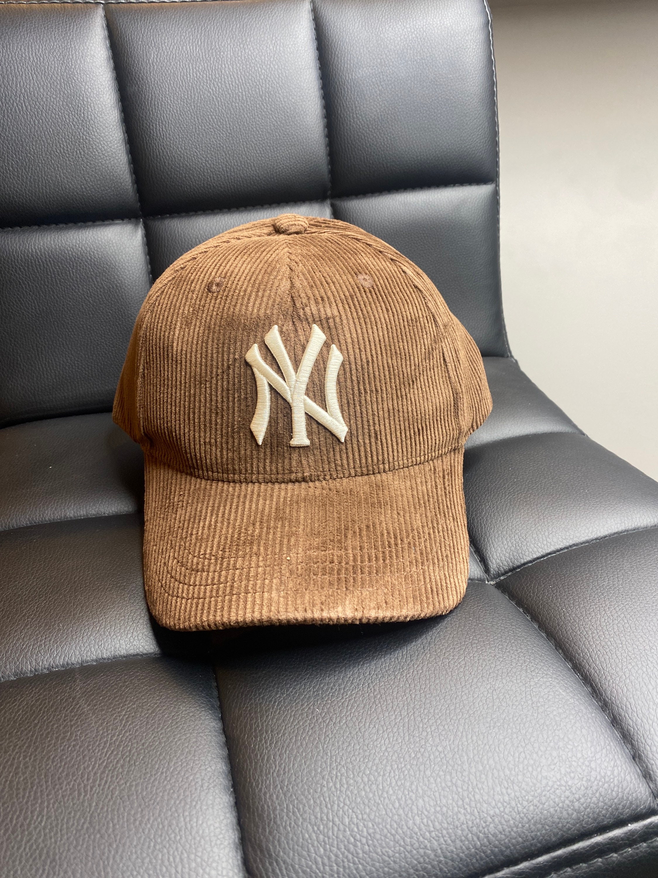 Custom Corduroy New York NY Yankees Adjustable Hat 