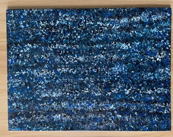 Mentaal statisch acrylschilderij op canvas