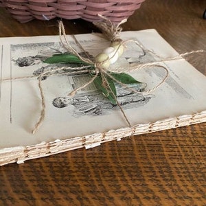 Vintage Book Paper / Ephemera / Junk Journal / Scrapbook Paper / Craft Paper / Paper Art / Vintage Crafts / Book Pages / Pictures & Drawings