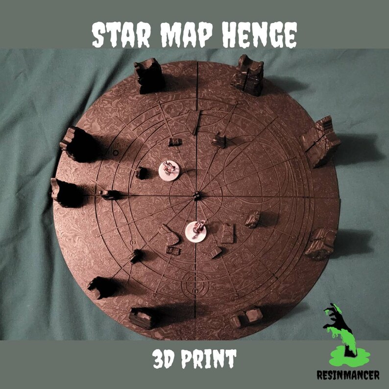 Star Map Henge Terrain | Legion | 3D Print - Etsy