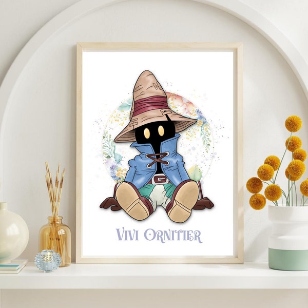 Vivi Ornitier Fan Art | Final Fantasy 9 Poster | Final Fantasy Merch