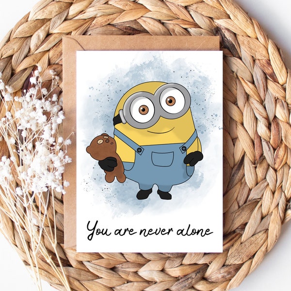 Minions Bob Bild | personalisierbares Poster| Ich einfach unverbesserlich | Fan Art