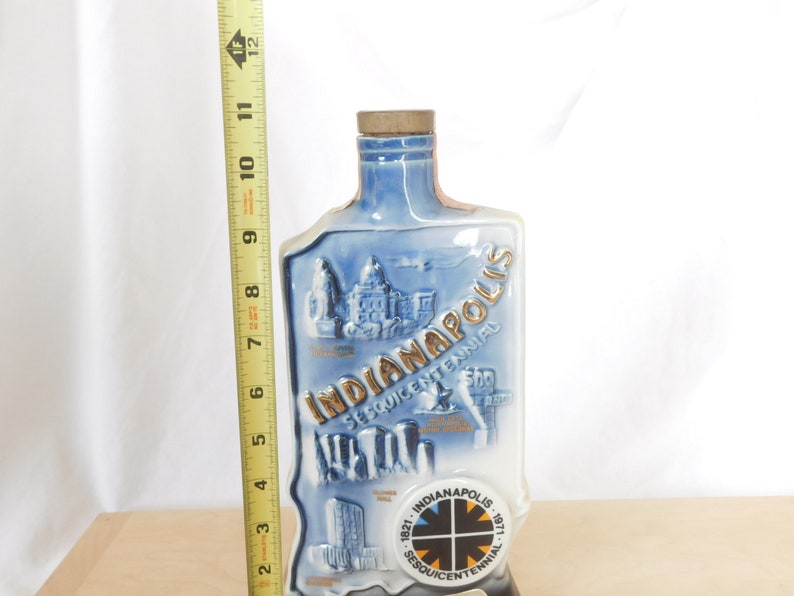 Vintage Decanter, Jim Beam, Indianapolis, 1970's, Collectible, Barware ...