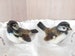 Vintage Sparrows, Goebel, Pair of Birds, Figurines, Collectible, West Germany, CV72, CV73, Porcelain, Bird Knick Knacks, Bird Lovers Gift 