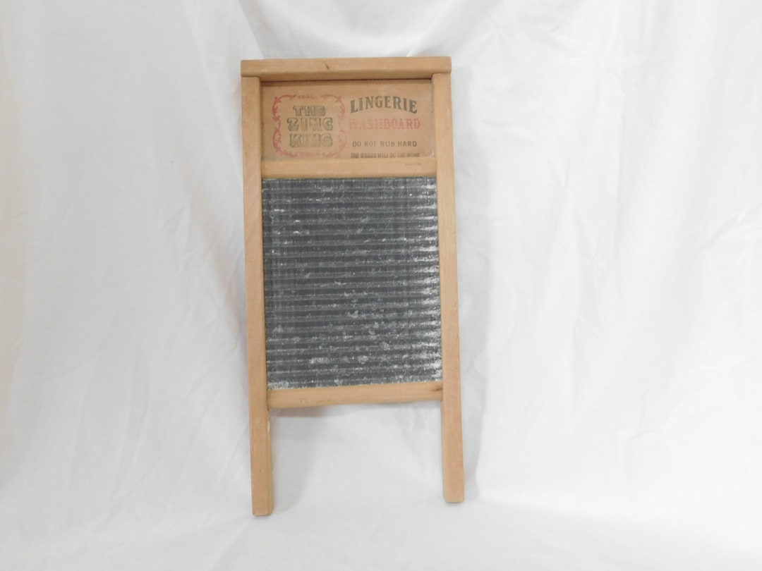 Vintage Washboard Lingerie Washboard the Zinc King National Etsy