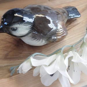 Vintage Figurine, Bird, Goebel, Sparrow, Circa 1960 to 1972, Knick Knacks, West Germany, Collectible, Bird Lover Gift, Porcelain, Home Decor