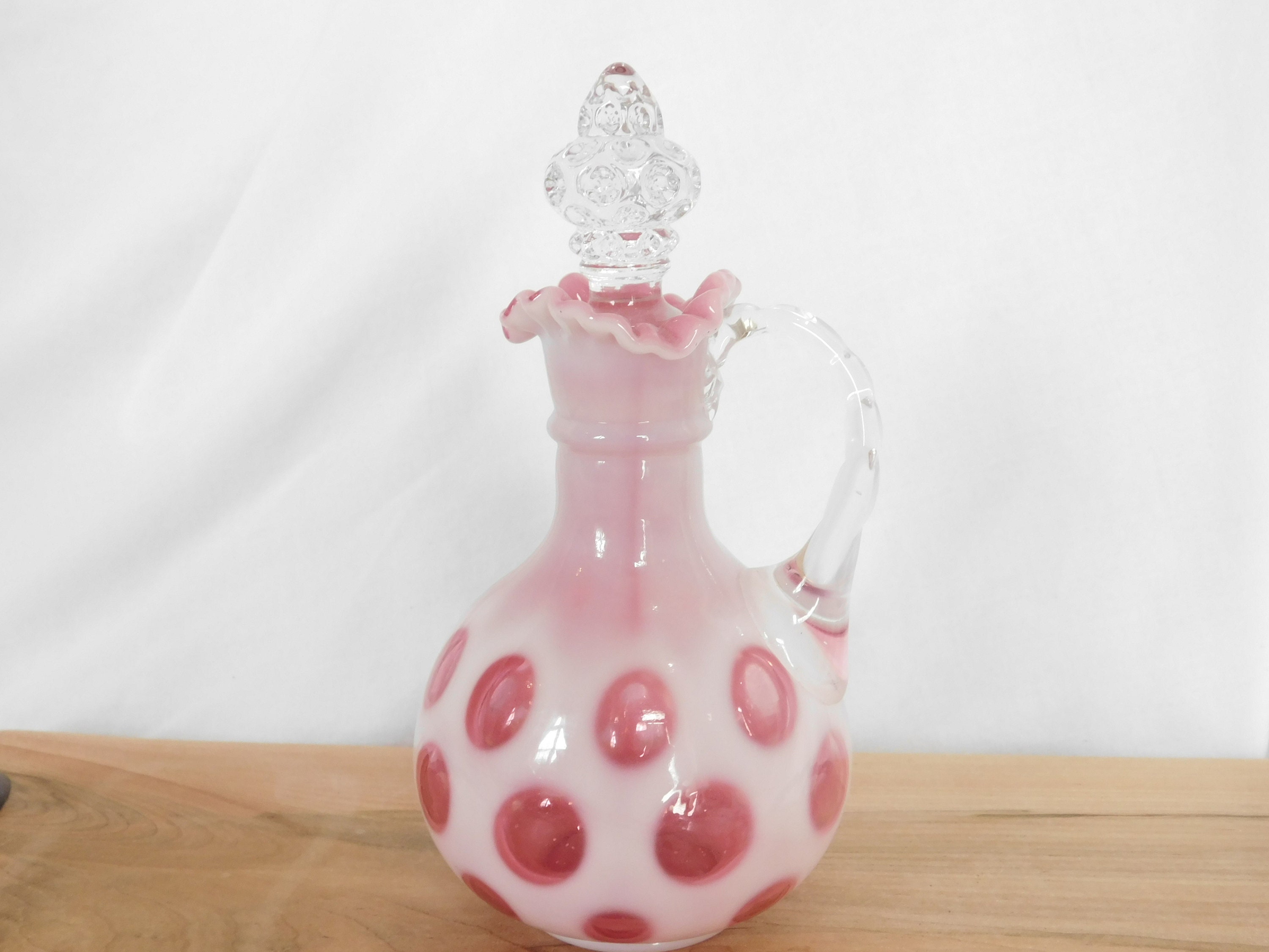 Fenton Pink Coin Dot - Etsy