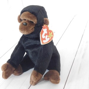 Vintage Gorilla TY Beanie Babies Congo 1996 PVC Pellets - Etsy