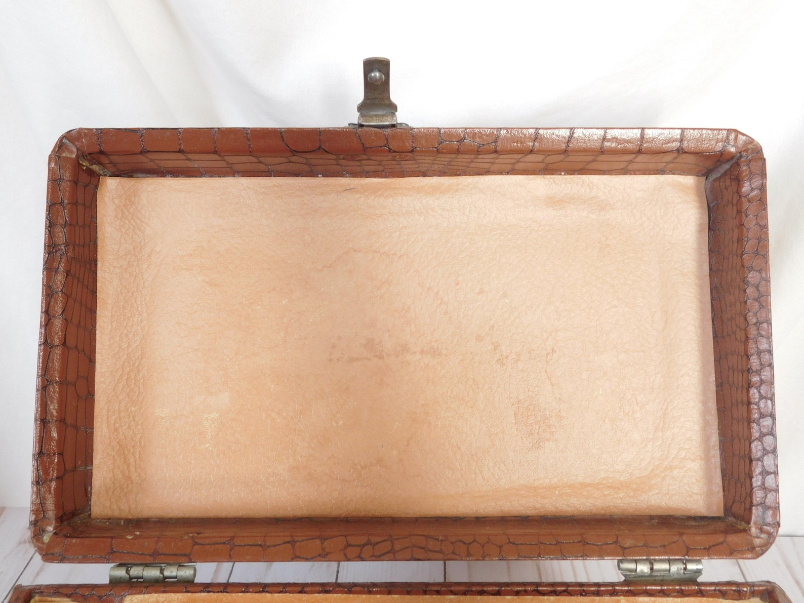 Vintage Brown Case Suitcase Carrying Case Makeup - Etsy