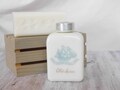 Vintage Old Spice, 1950's, Travel Style, Glass Bottle, Talcum for Men, Shulton, Ship Mount Vernon, Metal Cap, Collectible, Mid Century Glass